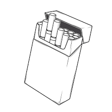Dans Un Paquet De Cigarettes Vecteurs libres de droits et plus d'images  vectorielles de Paquet de cigarettes - Paquet de cigarettes, Vectoriel,  Contour - iStock